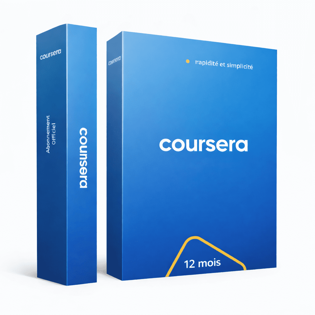 Coursera – Abonnement Officiel 1 An Formations Certifiantes en Ligne