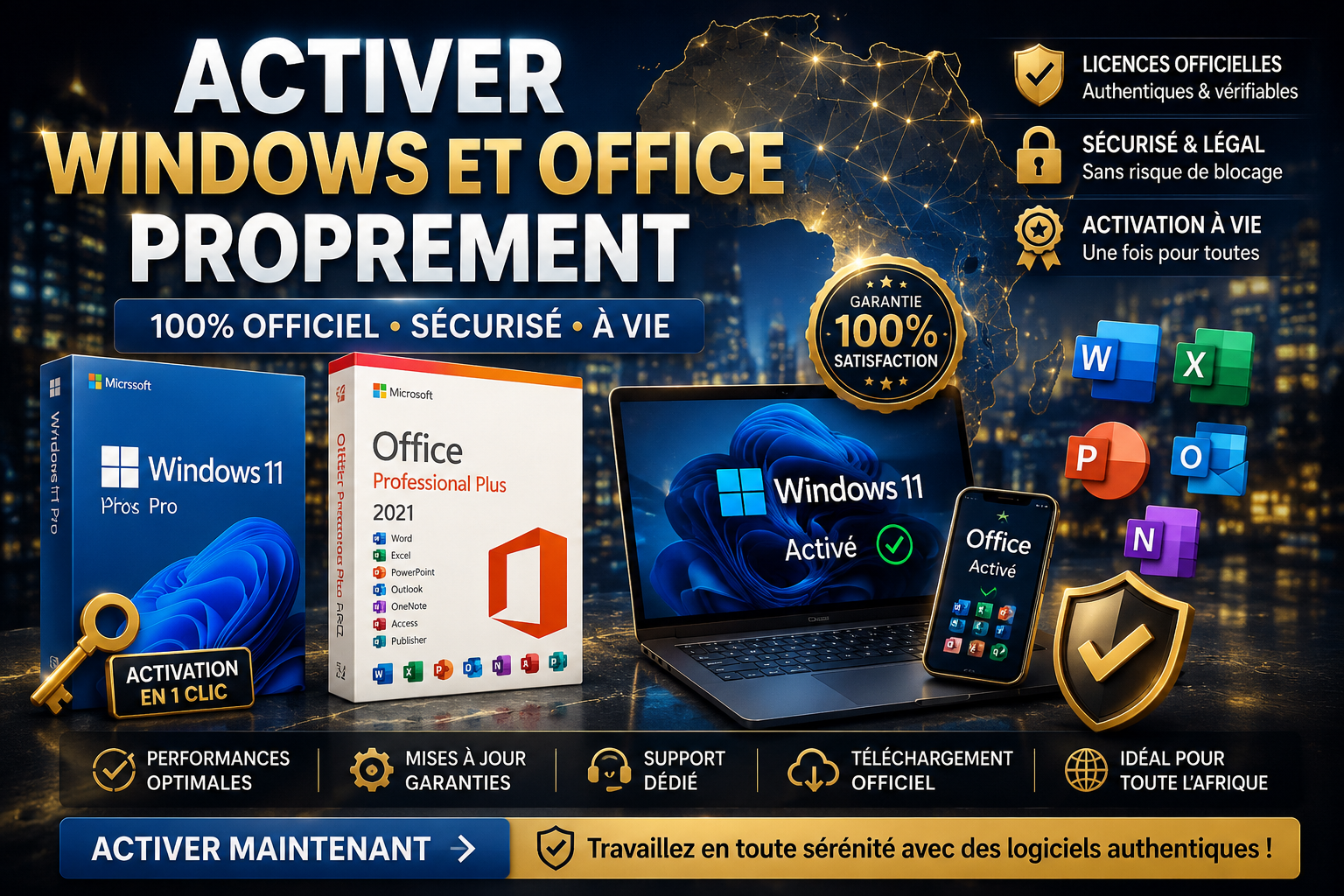 activer Windows et Office proprement